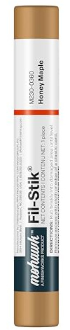 MOHAWK Finishing Products Fill Stick (Fil-Stik) Putty Stick for Wood Repair (Honey Maple)- Rub On Semi-Soft Wax Filler Stick