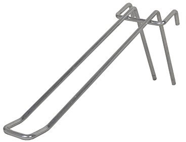 Lot de 50 crochets double pour grillage longueur 150mm pour paroi perforée 75x75 mm tirant 4,0mm