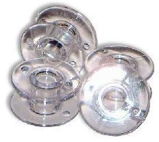 8 x Singer Plastic Sewing Machine Bobbins - 66k Curved