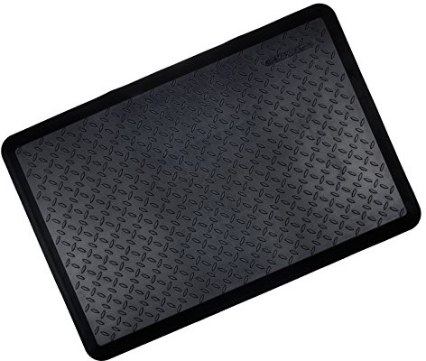 Micro-Pro Black Cushioned Ortho Anti-Fatigue Floor Mat Kitchen Work Home Office 60x90cm
