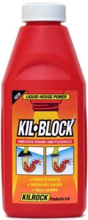 KILROCK KIL-BLOC Nettoyant pour canalisations de salle de bain 500 ml