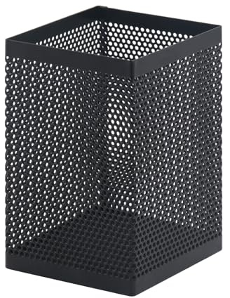 Comix Mesh Pen Holder Desk, Wire Pencil Holder with Foam Pad and Non-Slip Bottom Office Supplies Desk Organizer for Home Office School, 1 Pack