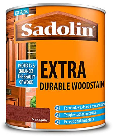 Sadolin 1 Litre Extra Durable Woodstain Mahogany