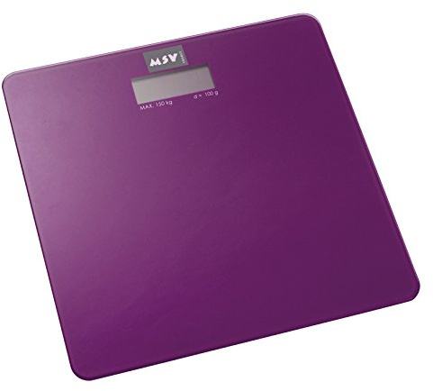 MSV Pèse Personne Verre Violet