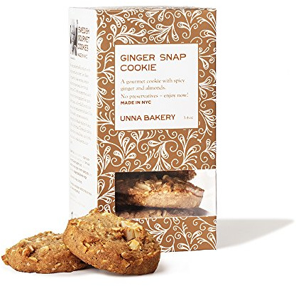 Unna Bakery Butter Cookies 3.4 oz gift boxes (Ginger Snaps by Unna Bakery, 1)