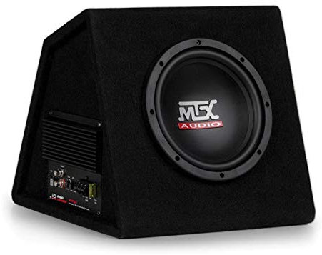 MTX Caisson Amplifie RTP8 Classe-D avec Subwoofer O20 cm 120 W RMS