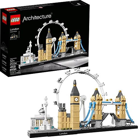 LEGO Architecture London Skyline Collection 21034 Building Set Model Kit and Gift for Kids and Adults (468 pieces)