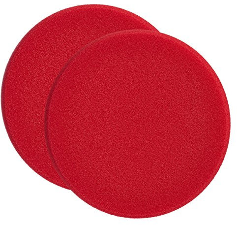 SONAX 2X 04931000 PolierSchwamm rot 160 (hart) SchleifPad 1 Stück