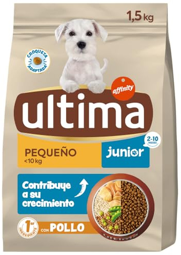 Ultima Comida Seca con Pollo para Perros Mini Junior, 1.5kg