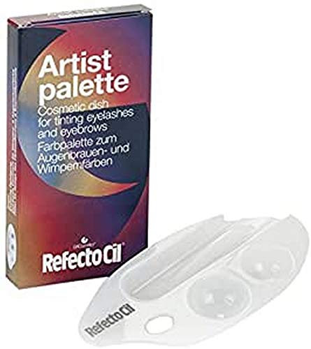 GWCosmetics RefectoCil Artistpalette Praktisches und elegantes Utensil zum Färben der Augenbrauen- und Wimpern