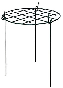 Round Grow Through Plant Supports, 3 Pack Large Garden Plant Supports, Flexible Strong Metal Garden Supports, Detachable Legs, Supports Heavy Climbing Flowers: Dahlia, Peony, Agapanthus. (76cm x 50cm)