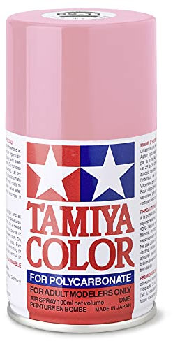 TAMIYA 86011 PS-11 Rose Red Polycarbonate 100 ml - Spray Paint for Plastic Model Making, Model Making and Craft Accessories, Spray Paints for Model Making