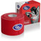 CureTape® Kinesiotapes | Wasserfestes & Elastisches Kinesiologie Tape | Hautfreundliche Kinesiotape | Latexfrei & Hypoallergen | Sporttape für Verletzungen & Beschwerden | 5cm x 5m | Rot