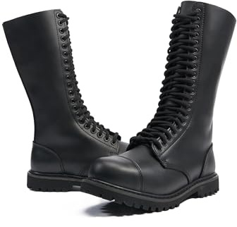 Brandit Men's Phantom 20 Eyelet Military and Tactical Boot, Black, 13.5 UK