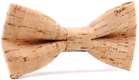 El mono con pajarita Herrenfliege Handgefertigt in Spanien | Veganer und originaler Naturkork | Sie werden der König der Party sein. (natürlich)
