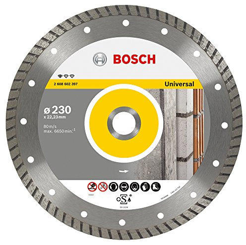 Bosch 2 608 602 397 - Disco tronzador de diamante Standard for Universal Turbo - 230 x 22,23 x 2,5 x 10 mm (pack de 1)