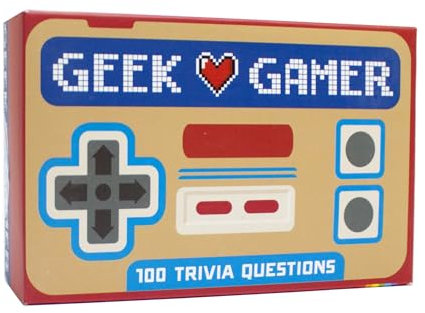 Gift Republic Geek Gamer Trivia 100 Game Console Gaming Trivia Question Cards