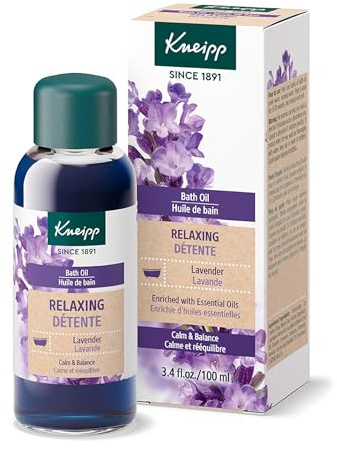 Kneipp Relaxing Lavender Bath Oil - Good for Relaxation Any Time of Day - Vegan - 3.38 fl oz - Up to 10 Baths