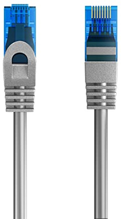 Ewent Cavo di Rete, Patch Cat 5e U/UTP, AWG 26/7, 2 Connettori RJ45, 10m, Grigio