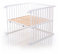 babybay Kinderbett Umbausatz für Beistellbetten stufenlos verstellbar passend für Modell Maxi und Boxspring / Babybett Größe: 140 cm x 89 cm aus massivem Buchenholz (weiß lackiert)