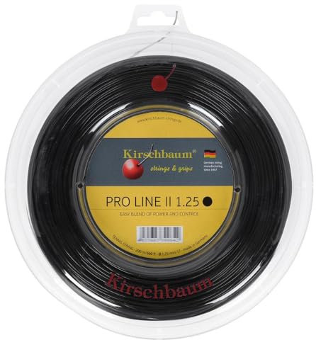 Kirschbaum Saitenrolle Pro Line II, Schwarz, 1,25 mm, 0105000215300010