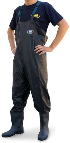 Lineaeffe PVC Chest Wader Black 45