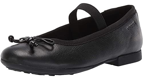Geox J Plie' B, Bailarinas para Niña, Negro (Black), 38 EU
