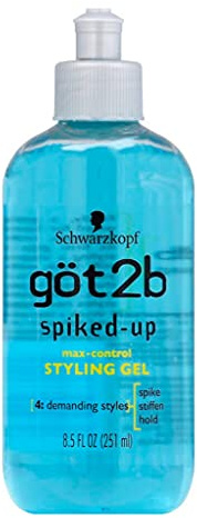 Got2b Spiked Styl Gel Size 8.5z Got2b Spiked-Up Maxed Control Styling Gel
