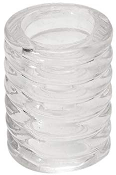 Doc Johnson TitanMen - Cock Cage - Use as C-Ring or Ball Stretcher - Firmer Erections - Gives Your Boys a Tug - Stretch-to-Fit - Clear