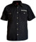 Rammstein Herren Hemd mit kurzem Arm, Offizielles Band Merchandise Fan Shirt schwarz (L, Schwarz)
