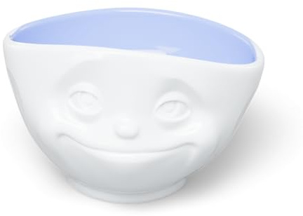 FIFTYEIGHT PRODUCTS / Tassen / Schale „Verträumt“ (Porzellan, 500ml, weiß, innen Ozean, Made in Germany)