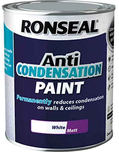 Ronseal ACPWM750 750 ml Anti-Condensation Matt Finish Paint - White