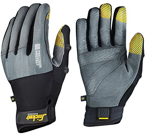 Snickers 95744804010 Size 10 Precision Protect Gloves - Grey/Black