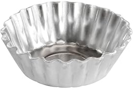 Fat Daddio's PMTH-25 Natural Aluminum Mini Tartlet Pan, 2.5 x 0.9 Inch, 20 count