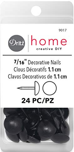Dritz Upholstery Decorative Nails 7/16'' Black