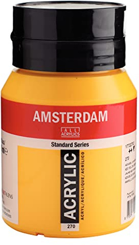 Amsterdam Standard Series Acrylic Jar 500 ml Azo Yellow Deep 270 (17722702)