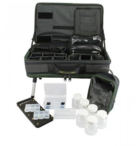 NGT Carp Bivvy Table System Koffer, grün schwarz, M