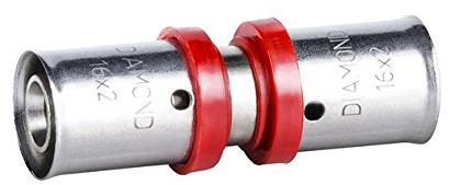 Pressfitting övergång 20 x 2 mm för aluminiumanslutningsrör flerskikts anslutningsrör PEX