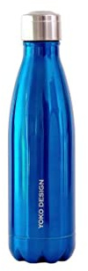 Yoko Design - BOUTEILLE ISOTHERME BRILLANT 500 ML BLEUE