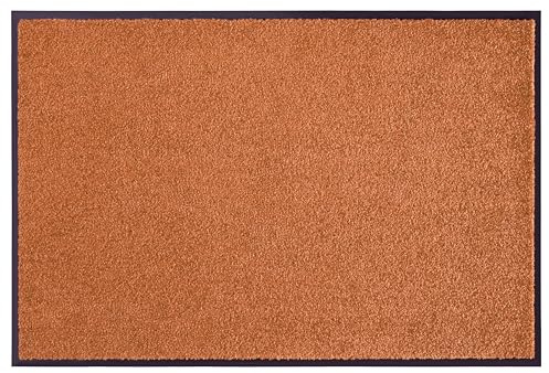 Hanse Home Fußmatte (S-XXL) 60x90cm – 12 Farben – Fussmatte Outdoor Schmutzfangmatte Türmatte Waschbar & Wetterfest rutschfest für Eingangsbereich & Außenbereich – Orange