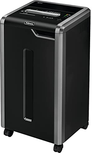 Fellowes Powershred 325i 26 Sheet Strip Cut Shredder with SafeSense Technology for Office Use - 83 Litre Bin - Security Level P2