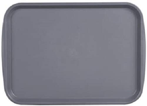 PADERNO 41860-43 Plateau de service rectangulaire idéal pour buffet, fast food et restauration rapide, Plastique, Noir, Dimensions : 30,7 x 43,5 cm