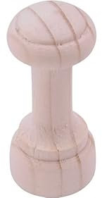 SIRO Kleiderhaken Cremlingen, Schlicht, Holz fichte roh, 22 mm x 50 mm x 22 mm, S154-50HZ16