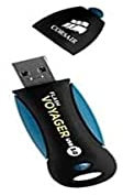 Corsair 163483 CMFVY3A-32GB 32 GB Voyager USB 3.0 Flash Drive - Black and Blue