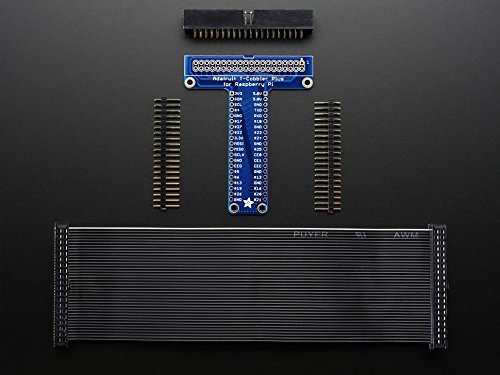 Adafruit Pi T-Cobbler Plus Kit - Breakout for Raspberry Pi A+/B+ with Headers, Jumpers, etc. - GPIO Connectivity - Single Board Computer Kit