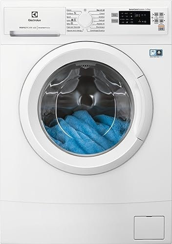 Electrolux Lavatrice a Carica Frontale, PerfectCare 600, 7 kg, EW6S570I, Tecnologia SensiCare, 951 Giri, Display LCD con Touch Control, 843x595x449 mm