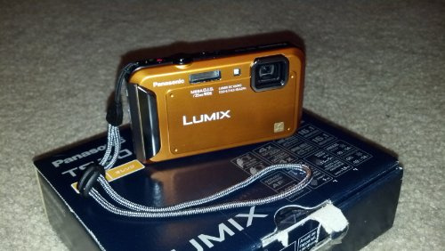 Panasonic Lumix TS20 16.1 MP TOUGH Waterproof Digital Camera with 4x Optical Zoom (Orange) (OLD MODEL)