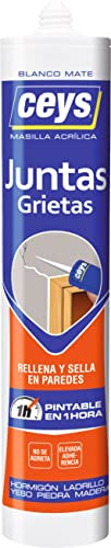 Ceys - Sellador para Juntas y grietas - Color Blanco - Sella y repara - 280ML