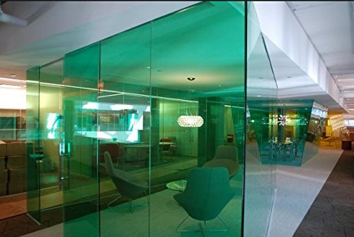 Active Film Transparent Colourful Window Film Self Adhesive- Optically Coloured Clear Green Tint 2m x 76cm (30)