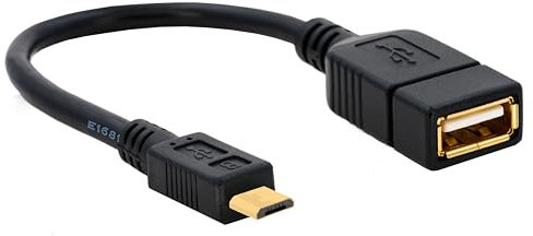 BIGtec OTG Micro B Kabel Adapter USB Datenkabel Host für Handy Smartphone Tablet geeignet für Geräte von Samsung, Sony, Wiko, Huawei, HTC, ZTE, Xiaomi, S7 Edge TAB-A u.a.